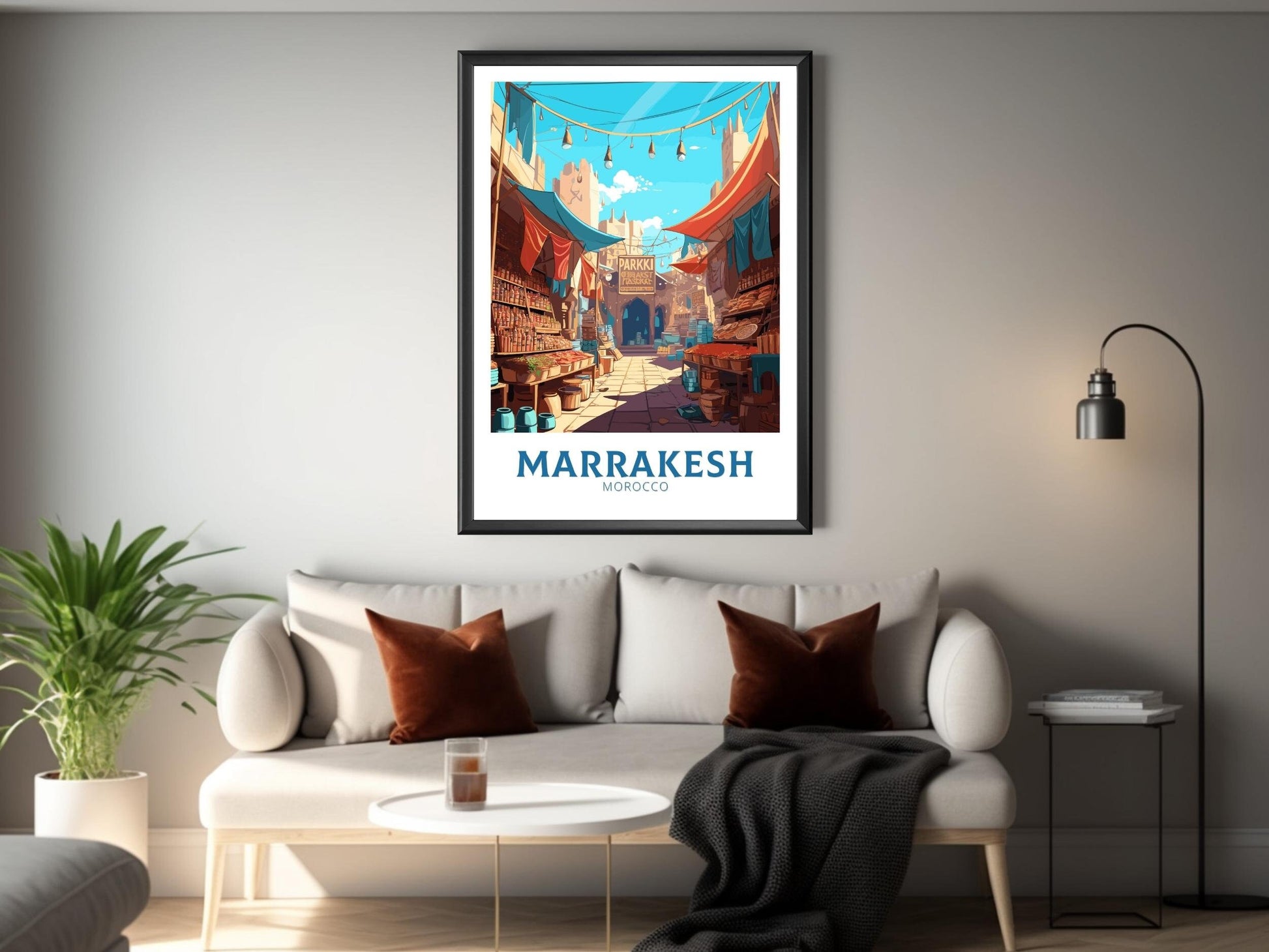 Marrakesh Spice market print