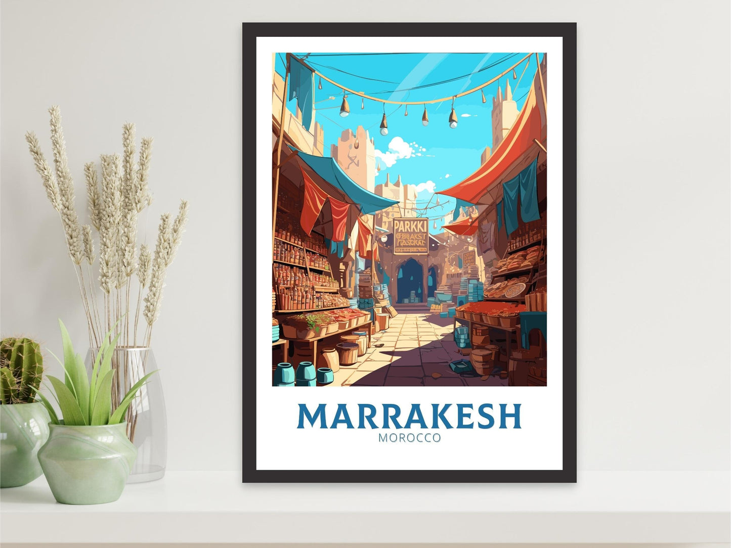 Marrakesh Spice market print