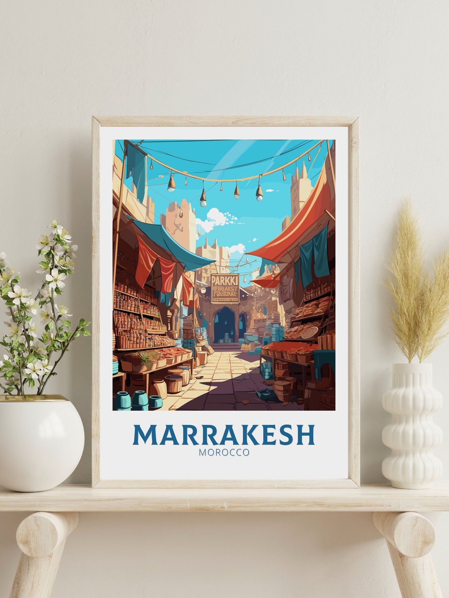 Marrakesh Spice market print