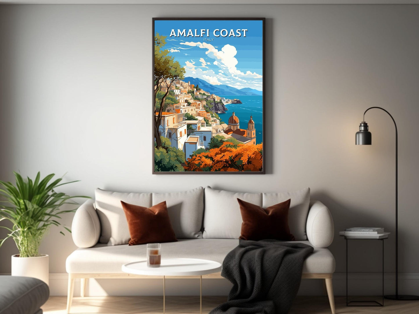 Amalfi coast poster