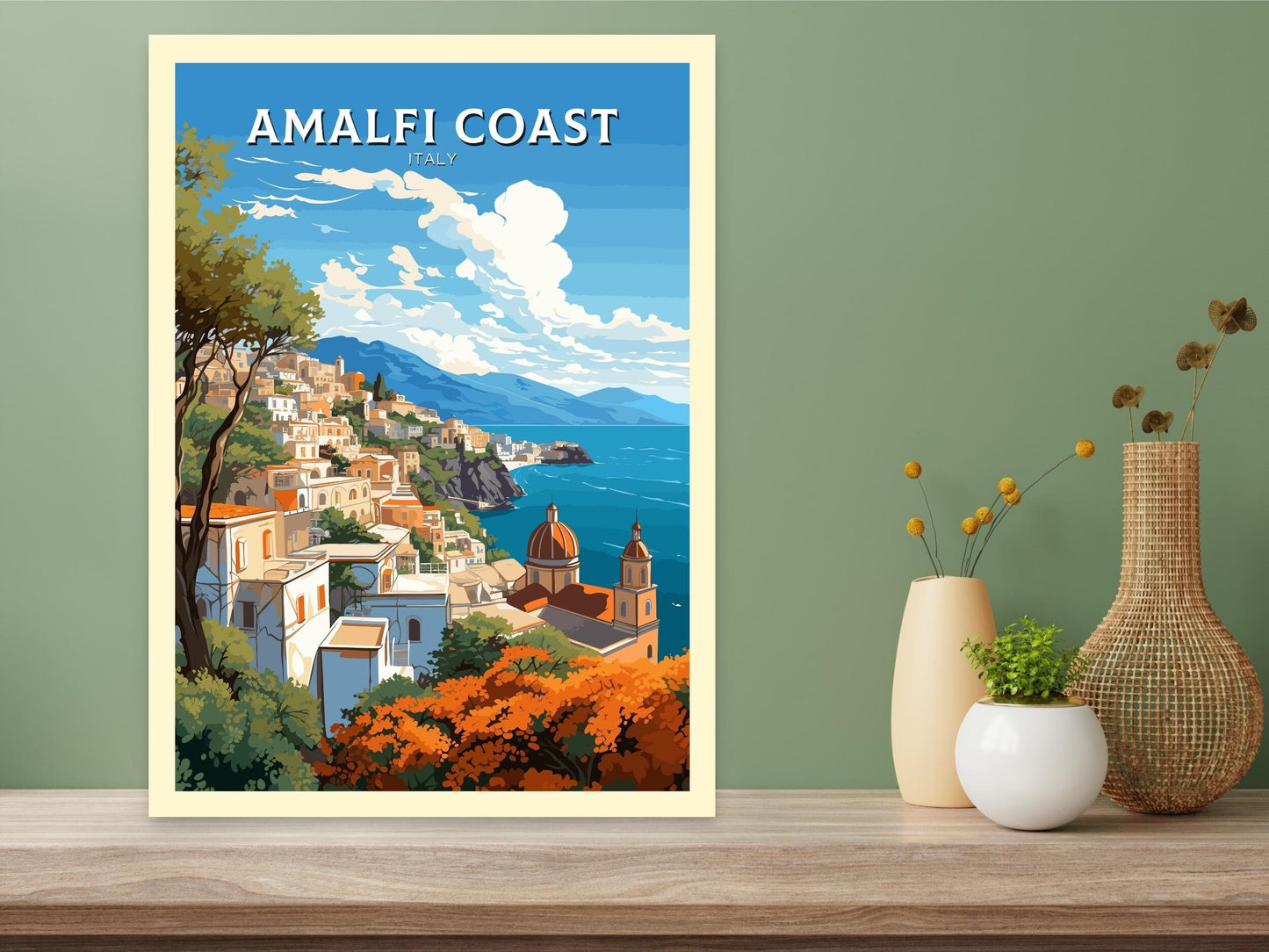 Amalfi coast poster