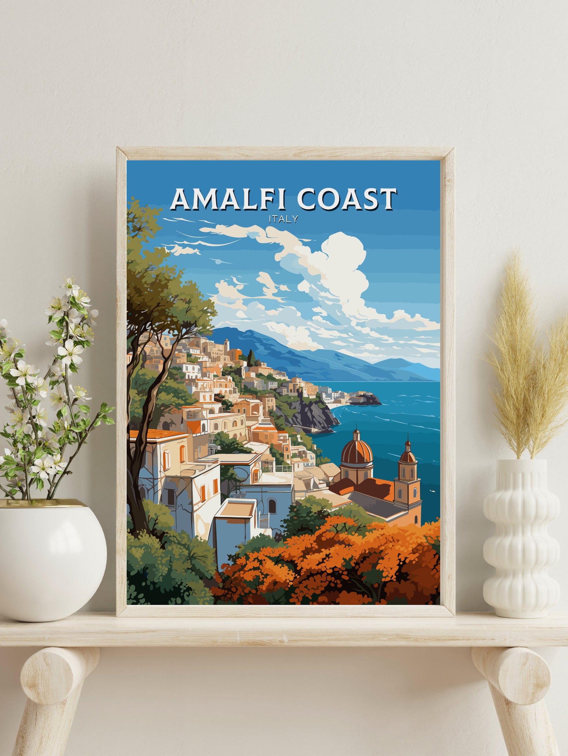 Amalfi coast print