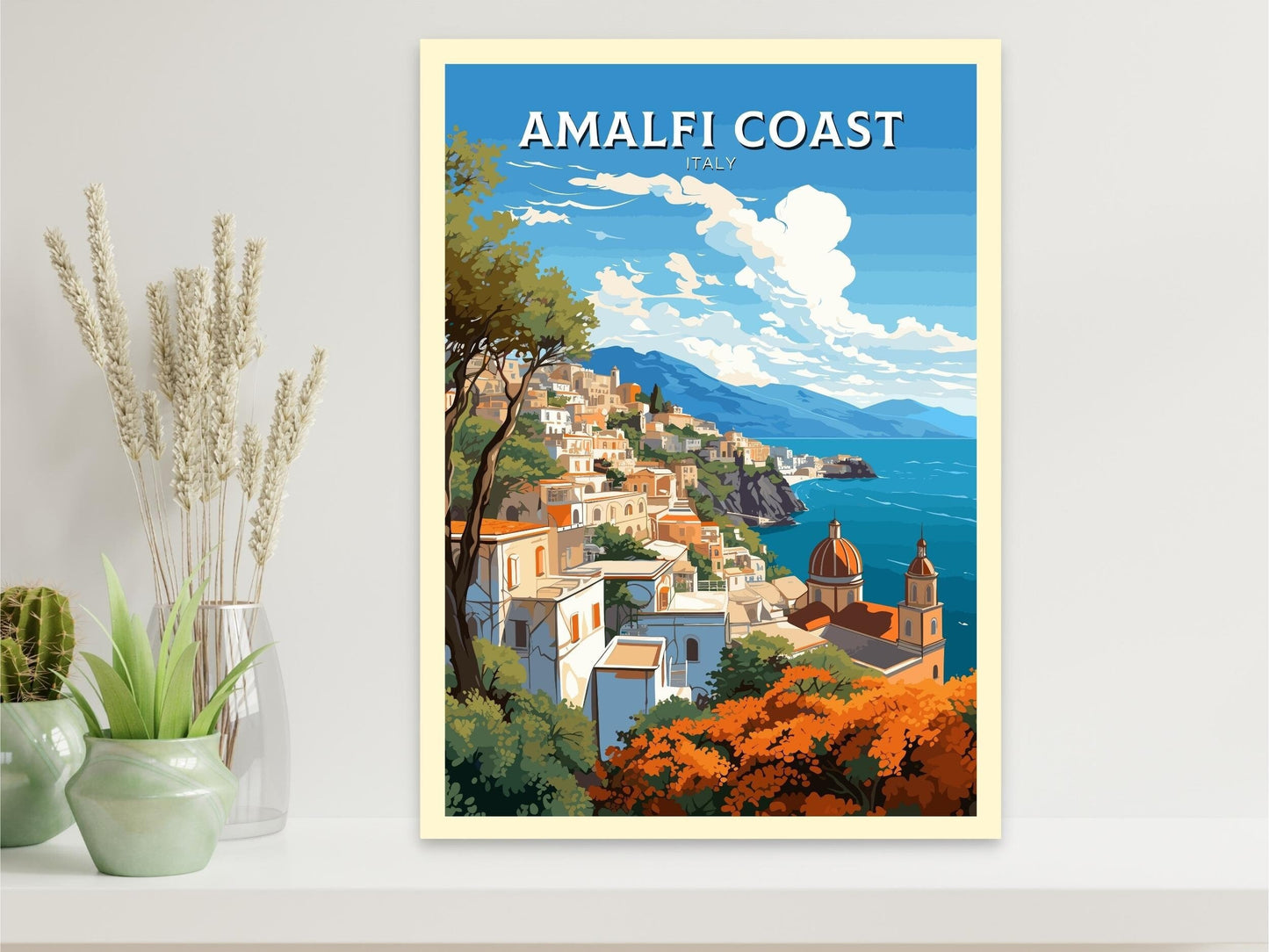 Amalfi coast print