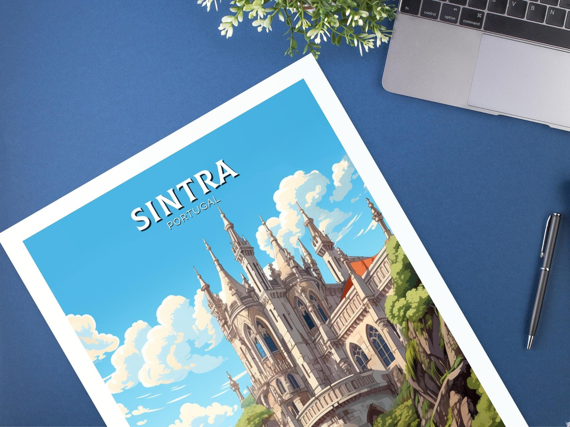 Sintra Poster | Sintra Illustration | Sintra Wall Art | Sintra Print | Portugal Print | Sintra Home Decor | Sintra Travel Poster | ID 548