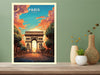 Arc de Triomphe Poster | Paris Travel Print |Paris Arc de Triomphe Poster | Paris Wall Art | France Print | Paris Painting ID 552