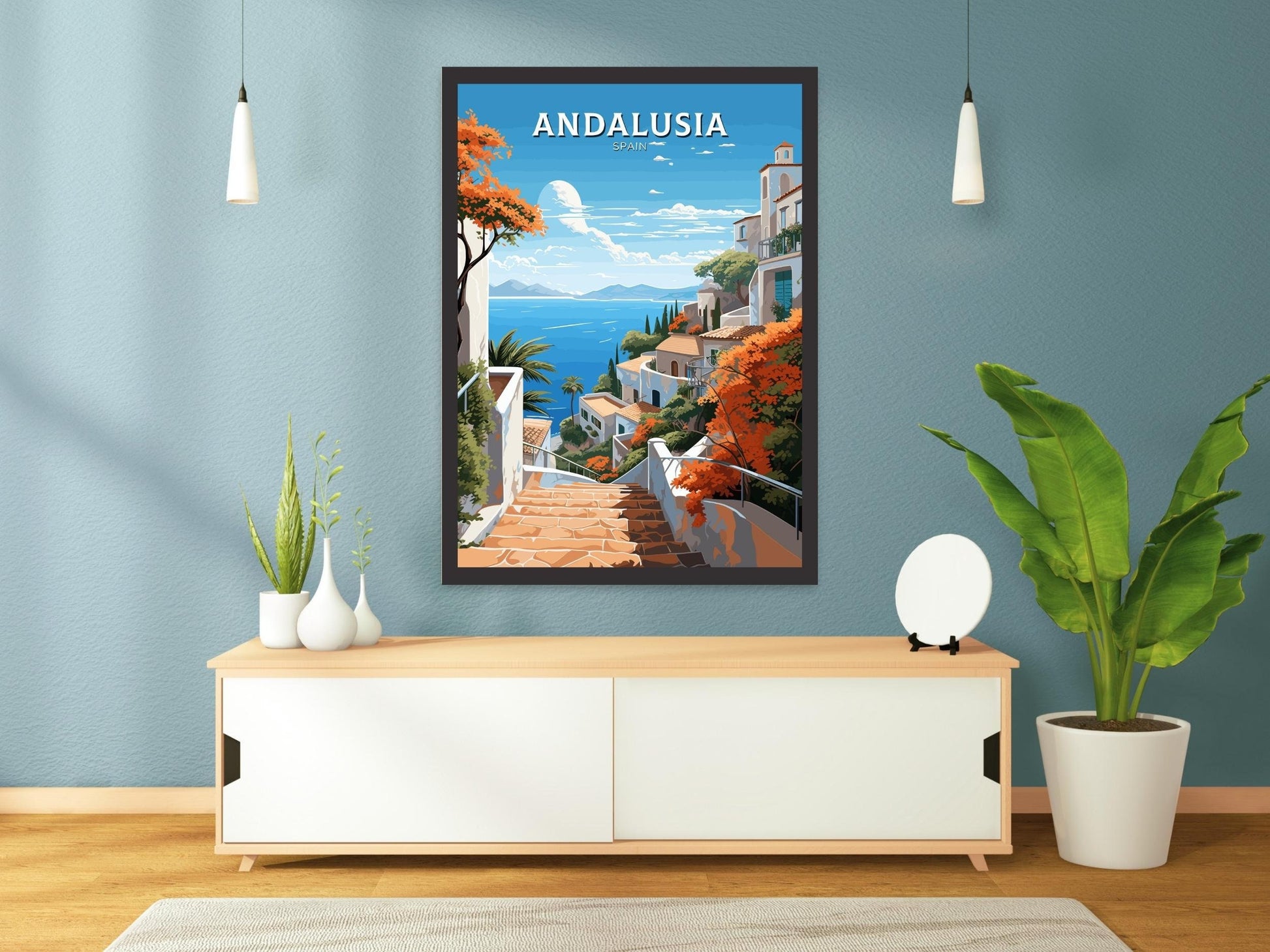 Andalusia Poster | Andalusia Illustration | Andalusia Wall Art | Andalusia Travel Print | Andalusia Design | Andalusia Spain ID 556