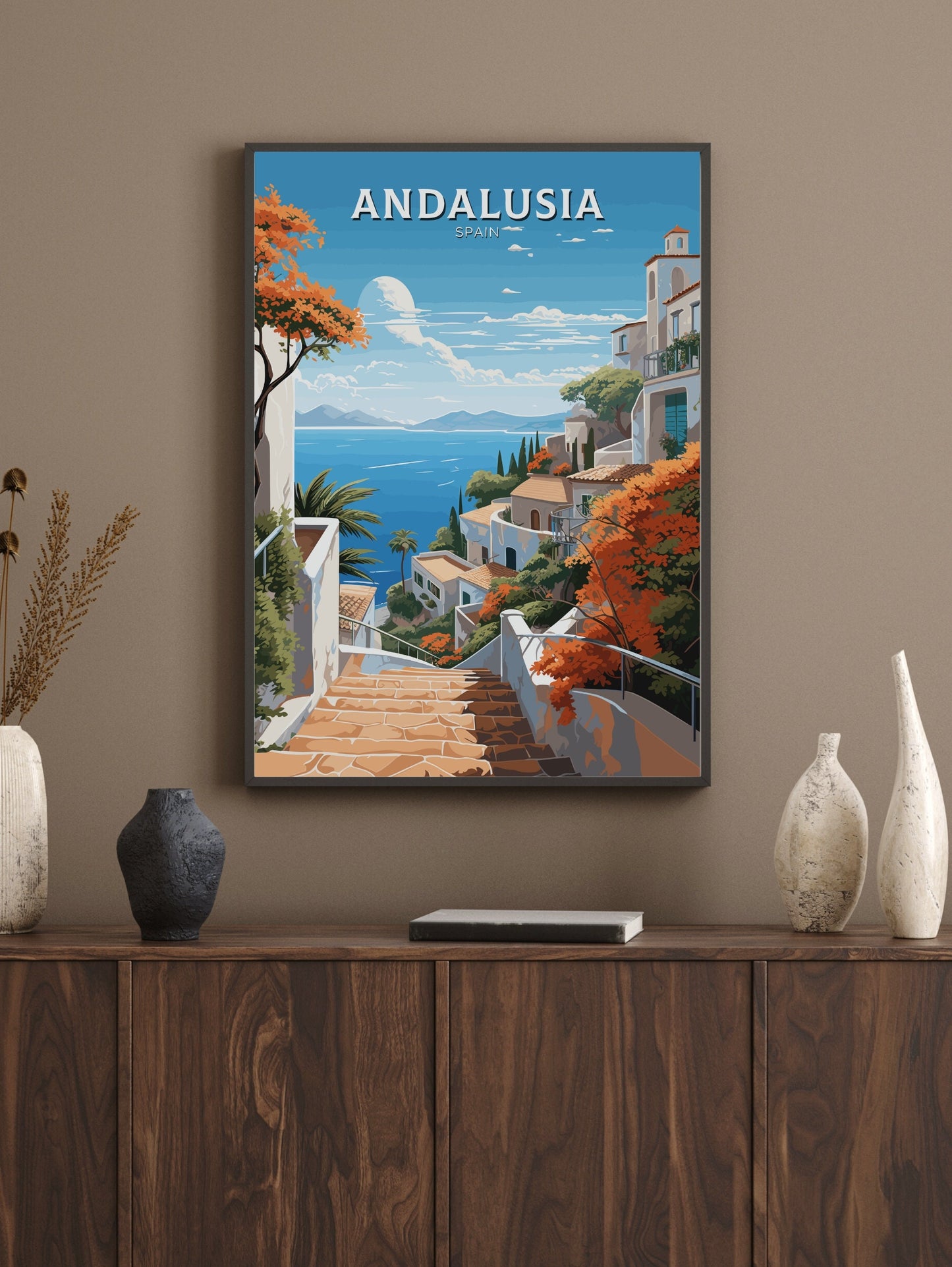 Andalusia Poster | Andalusia Illustration | Andalusia Wall Art | Andalusia Travel Print | Andalusia Design | Andalusia Spain ID 556