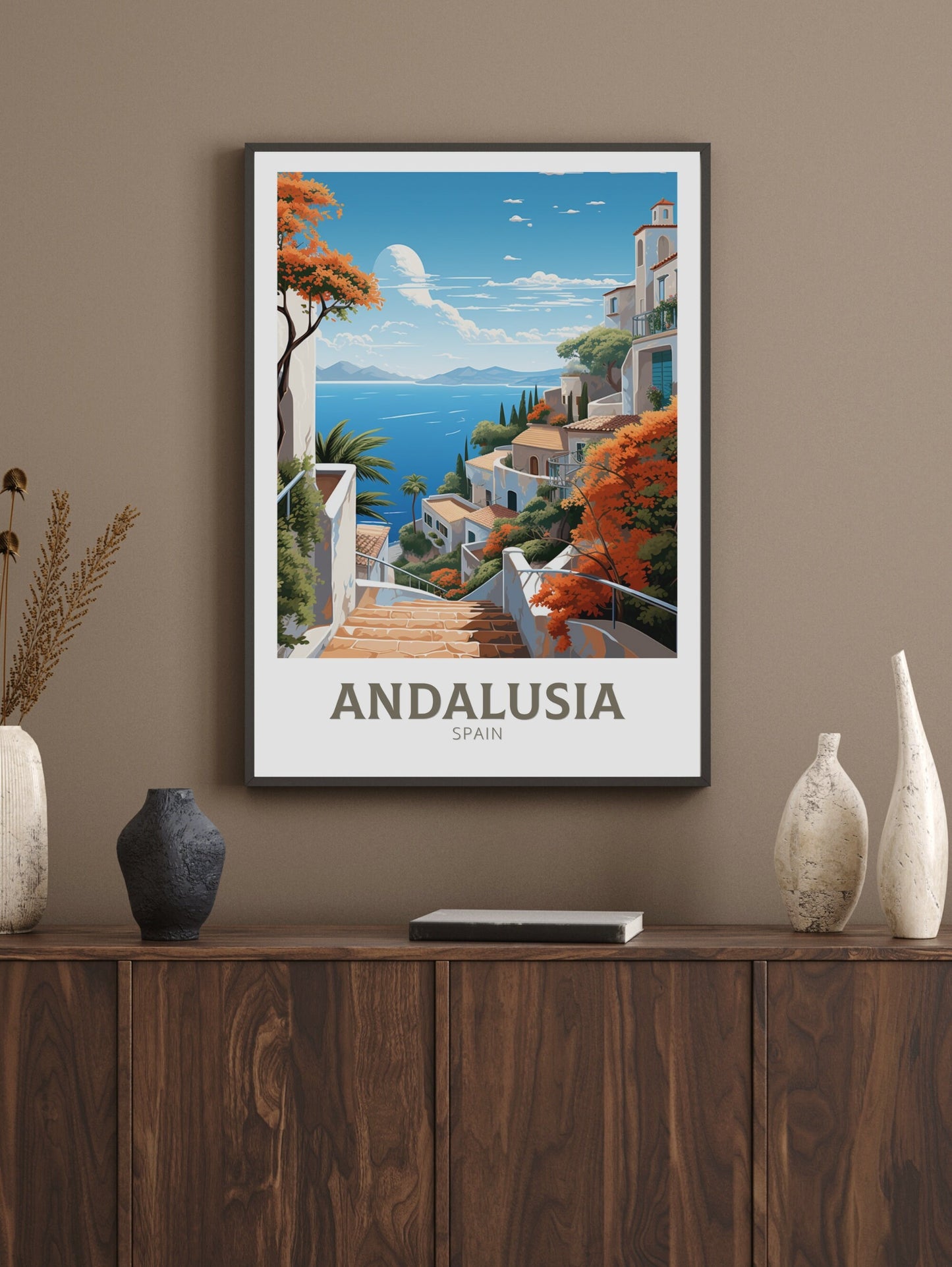 Andalusia Travel Print | Andalusia Poster | Andalusia Illustration | Andalusia Wall Art | Andalusia Design | Andalusia Spain ID 557