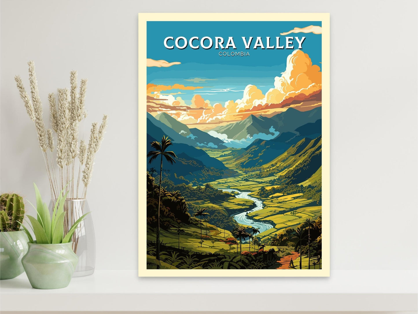 Cocora Valley Poster