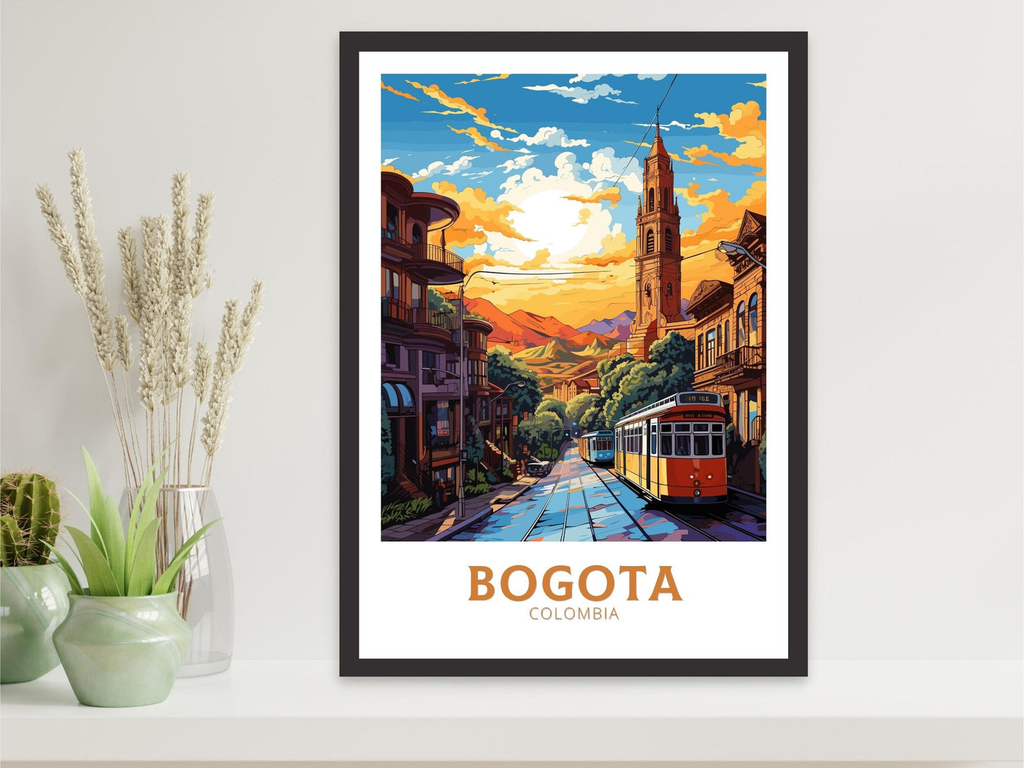 Bogota Travel print