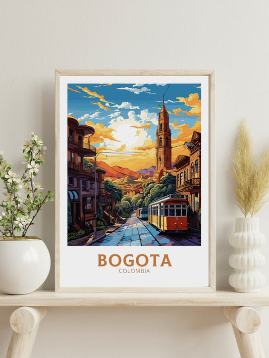 Bogota Travel print