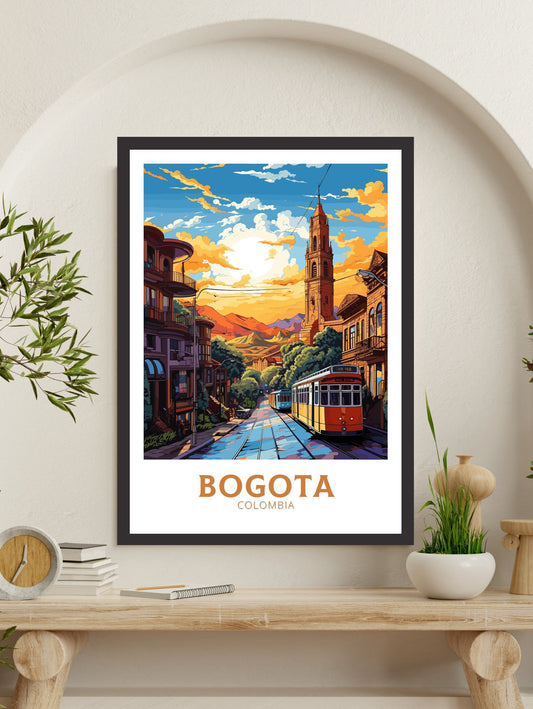 Bogota Travel print