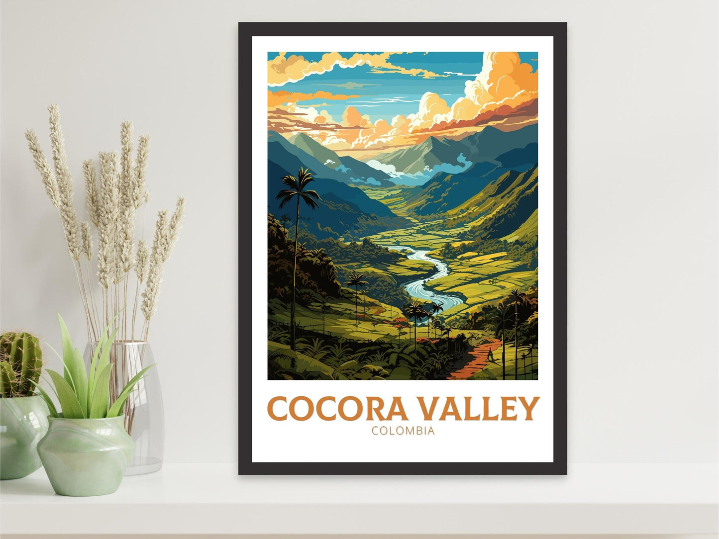 Cocora Valley Poster