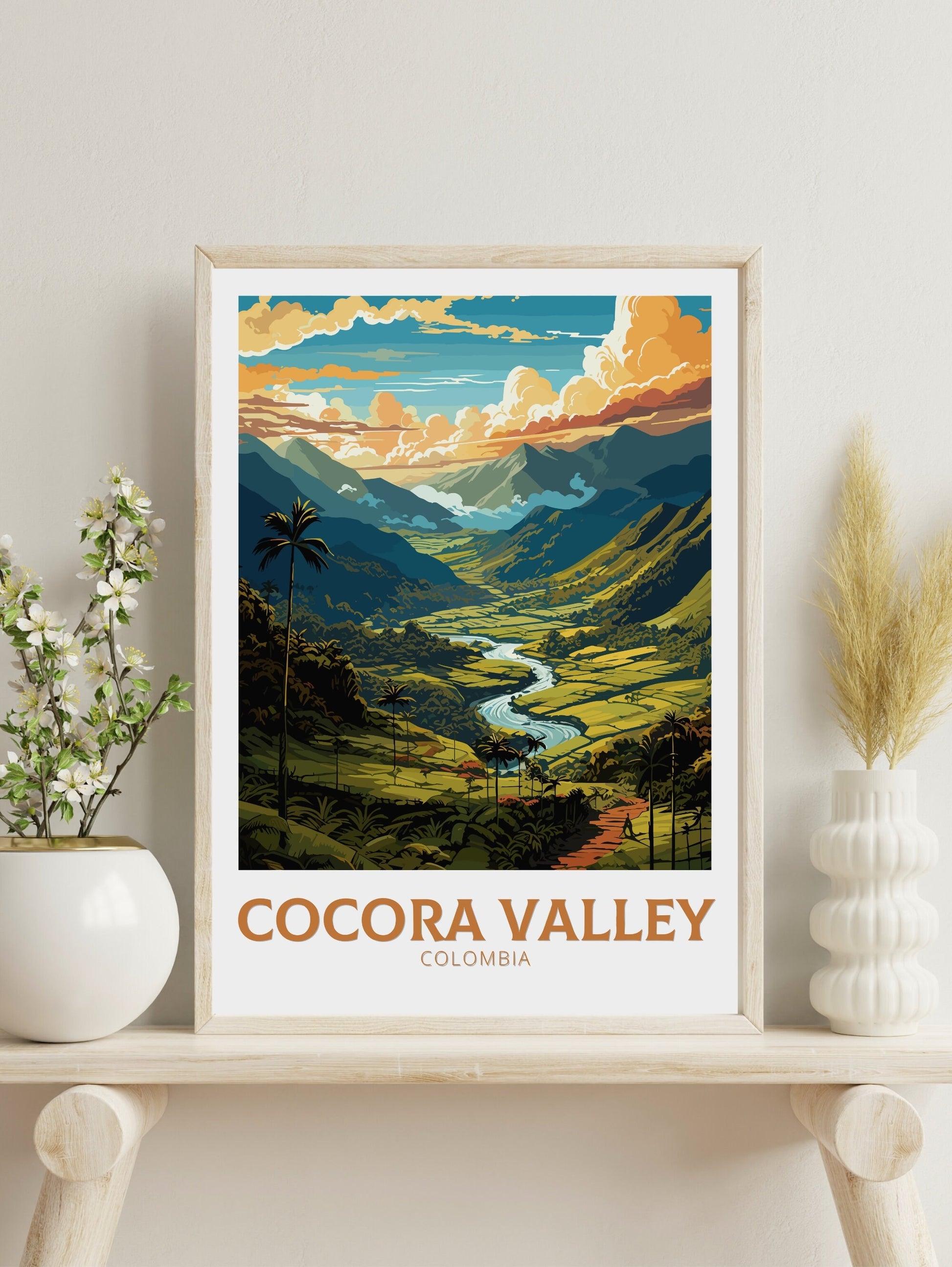 Cocora Valley Poster