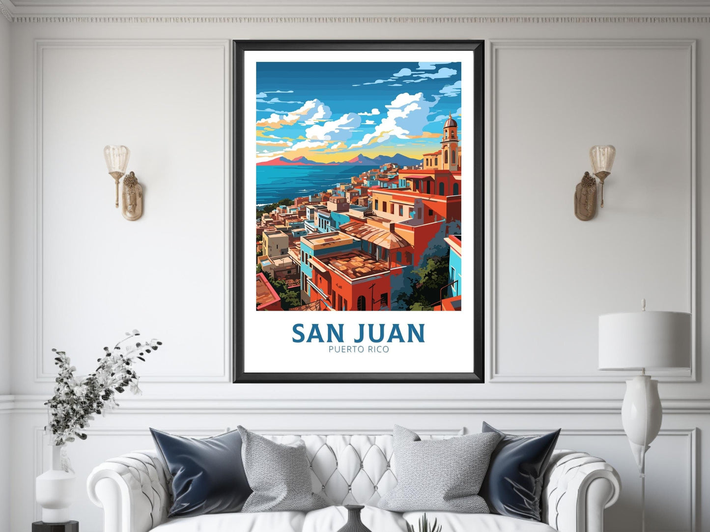 San Juan travel poster