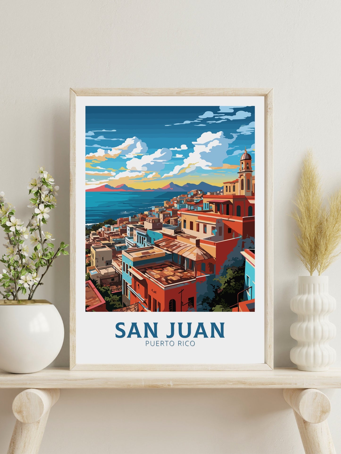 San Juan travel poster