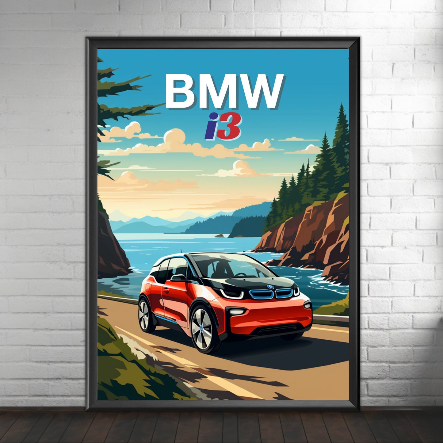 BMW i3 Poster