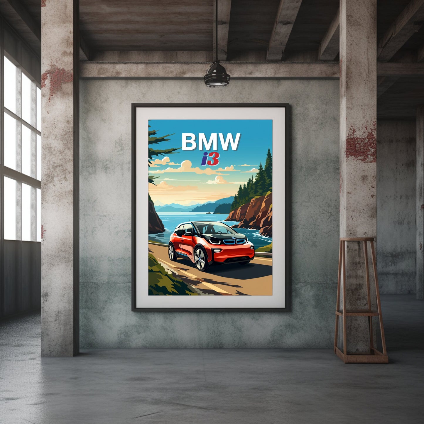 BMW i3 Poster