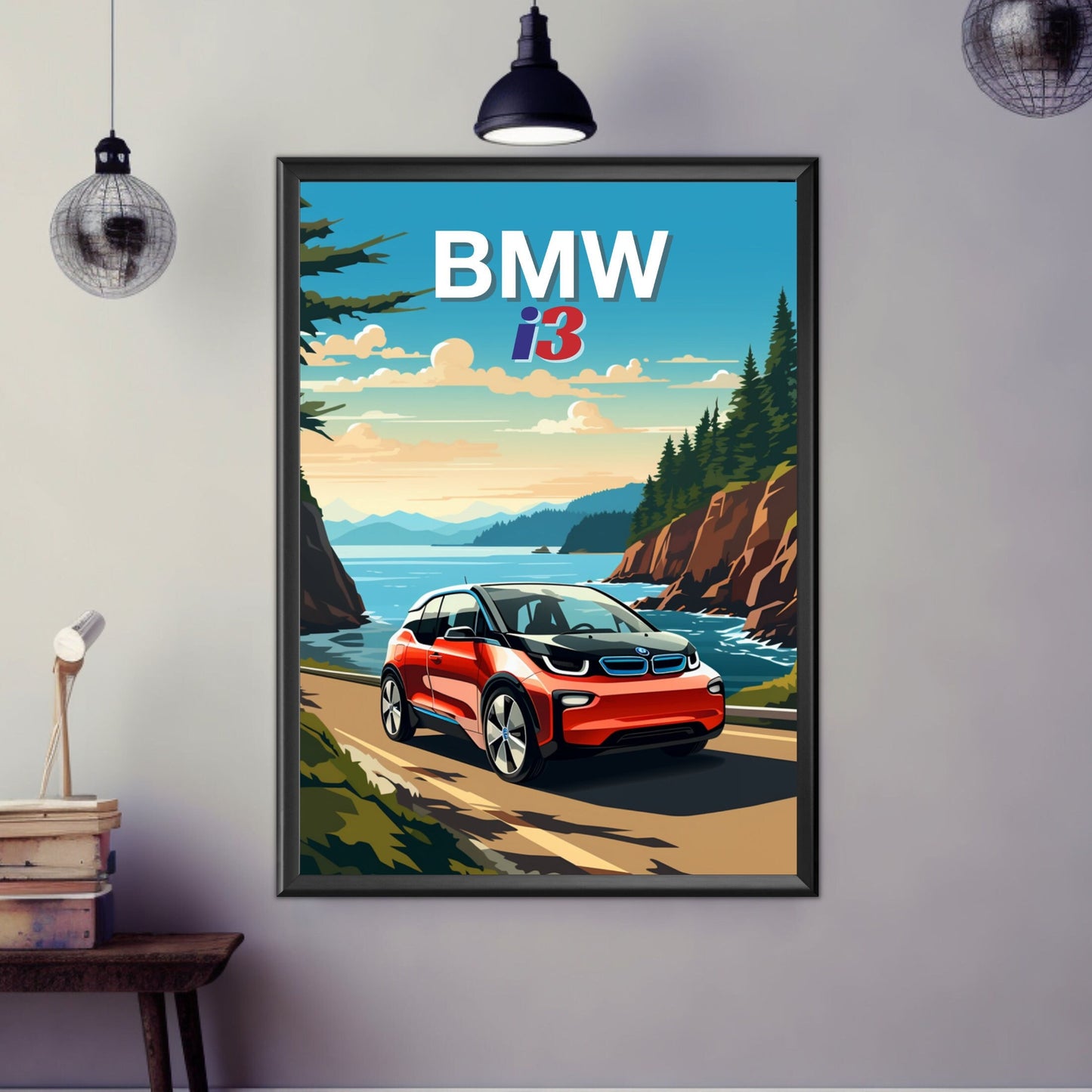 BMW i3 Poster