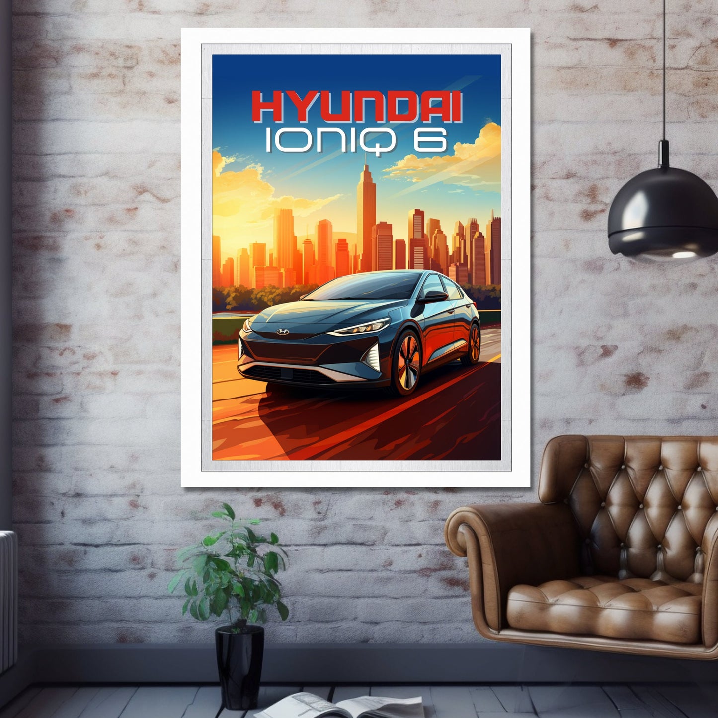 Hyundai Ioniq 6 Poster