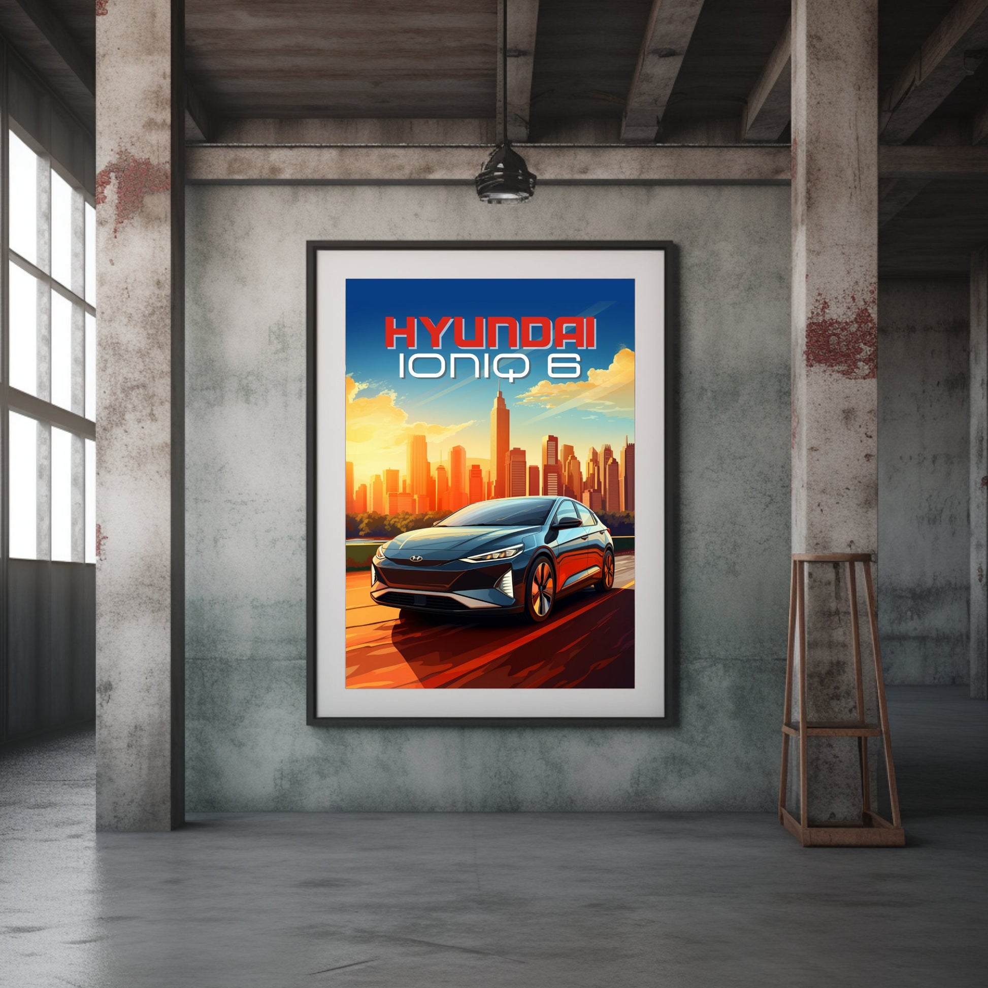 Hyundai Ioniq 6 Poster