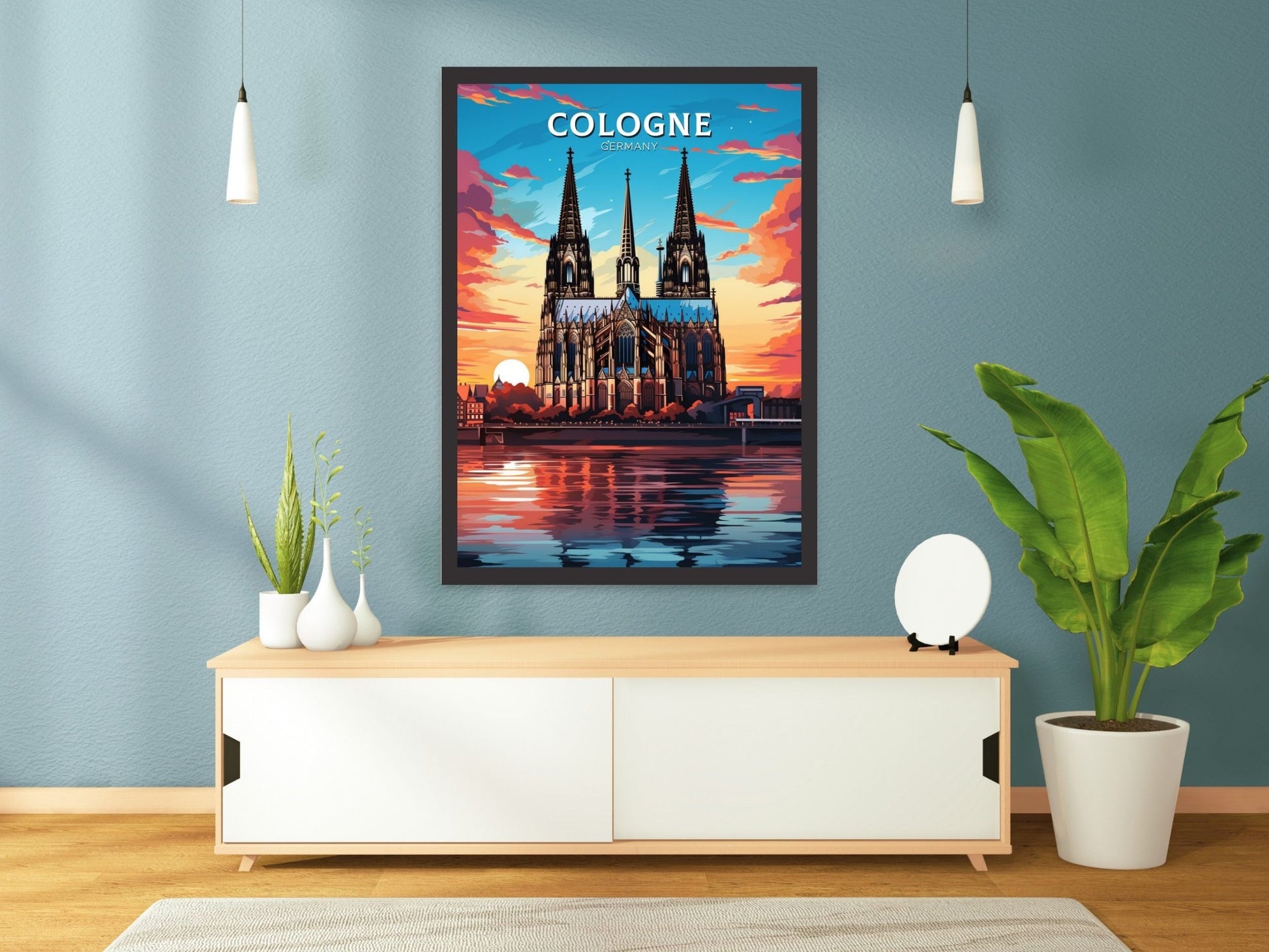 Cologne Poster | Cologne Illustration | Cologne Wall Art | Cologne Print | Cologne Poster Design | Cologne Poster | Cathedral Poster ID 600