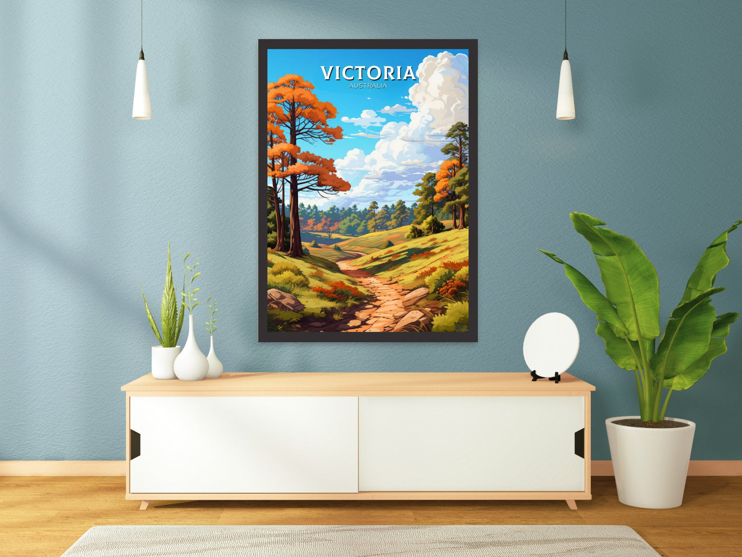 Victoria Australia Print | Victoria Poster | Victoria Illustration | Victoria Poster | Victoria Australia Wall Art | Victoria Print ID 610