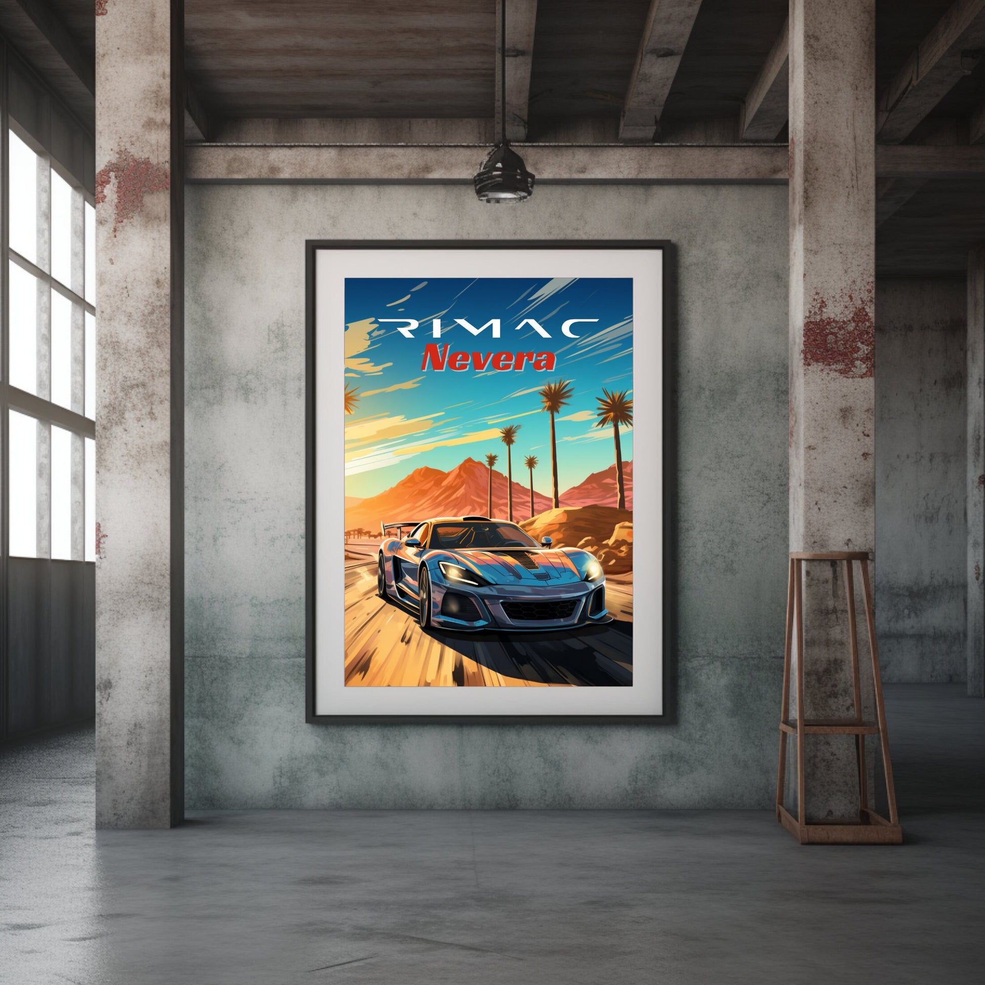 Rimac Nevera Poster