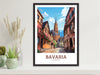 Bavaria Print | Bavaria Illustration | Bavaria Wall Art | Bavaria Poster | Germany Print Design | Bavaria Print | Romantic Road | ID 619