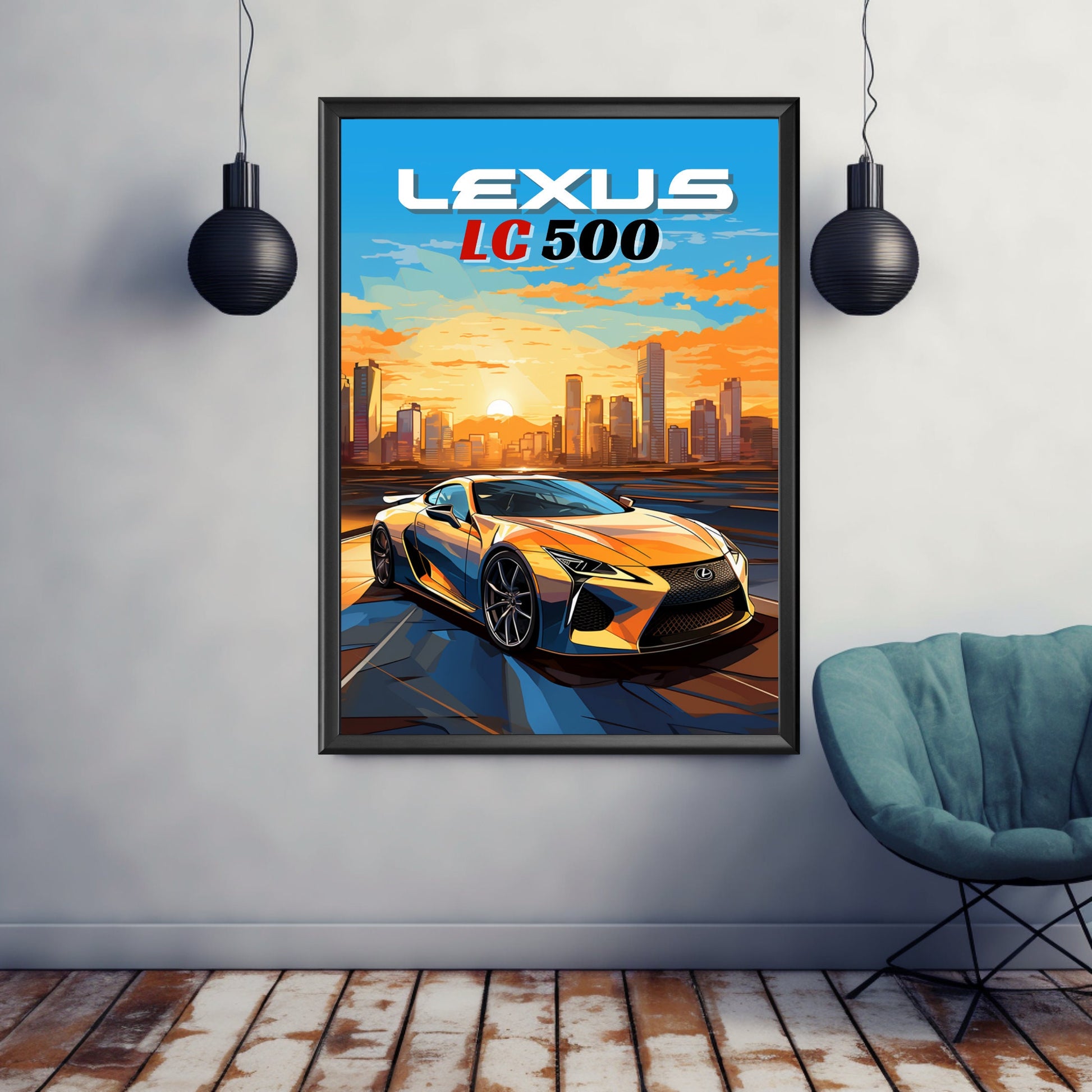 Lexus LC 500 Poster