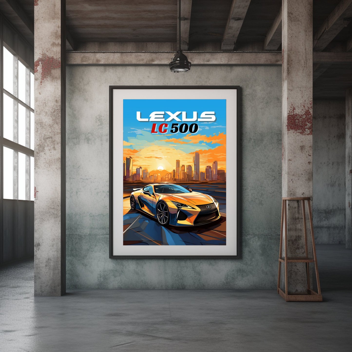 Lexus LC 500 Poster