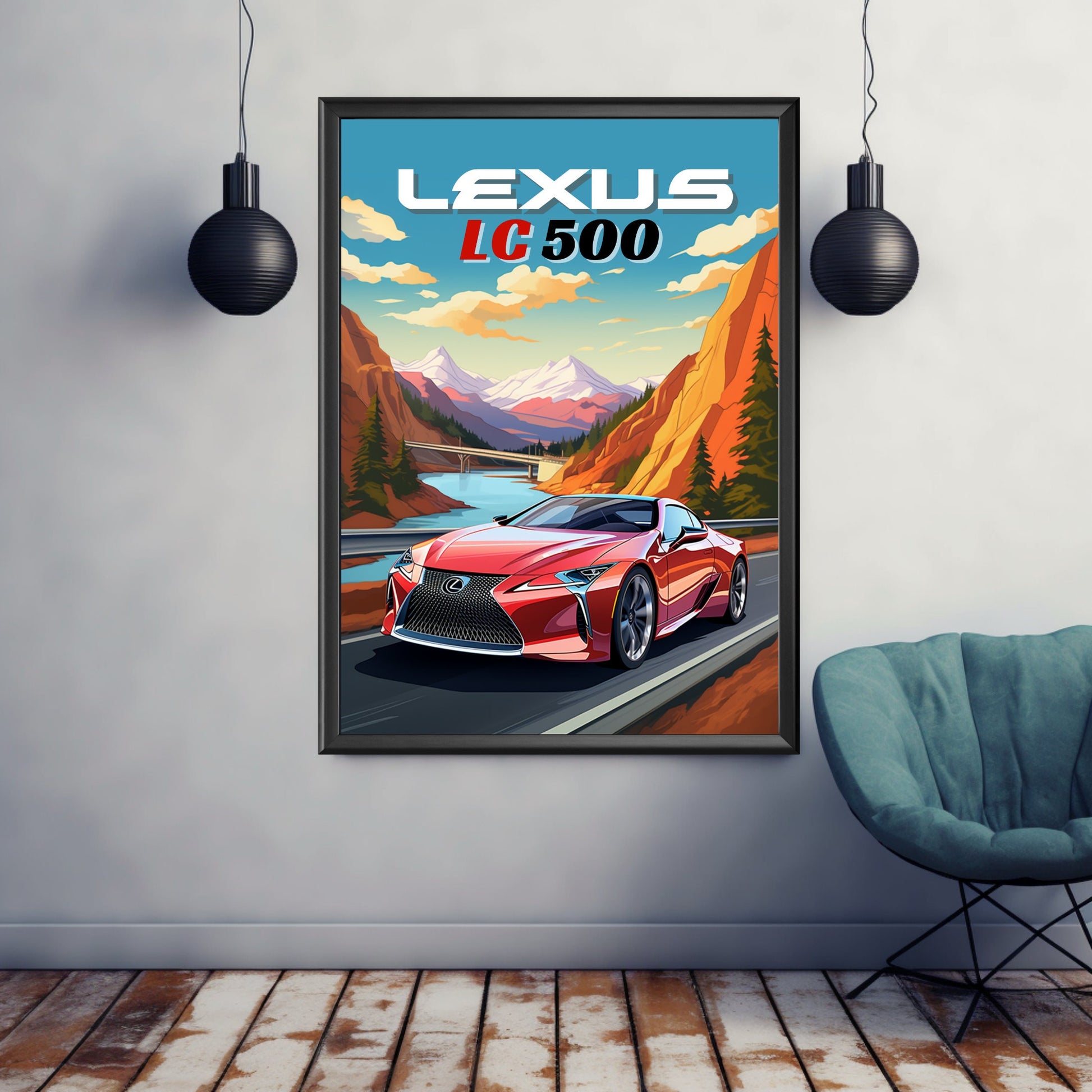 Lexus LC 500 Print