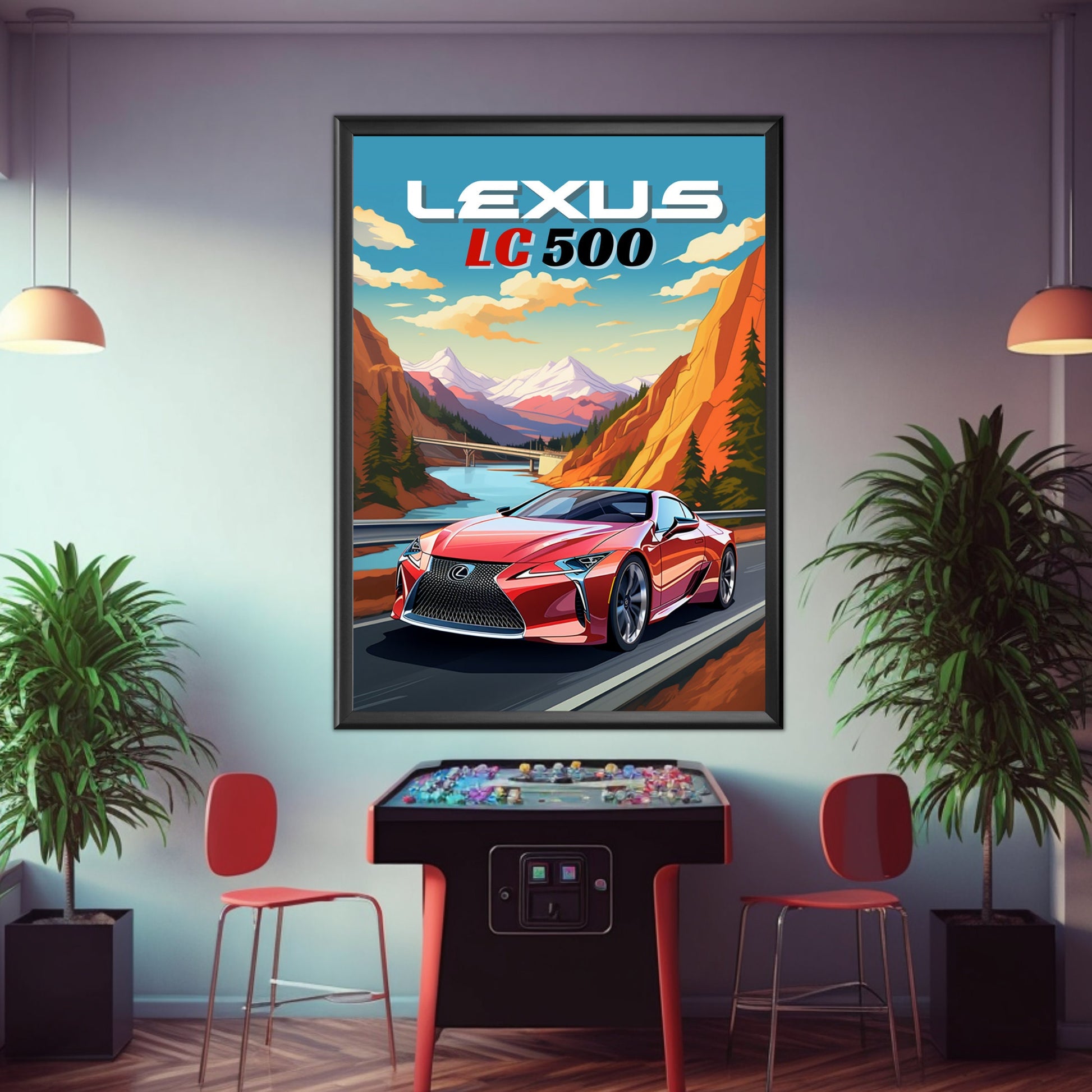 Lexus LC 500 Print