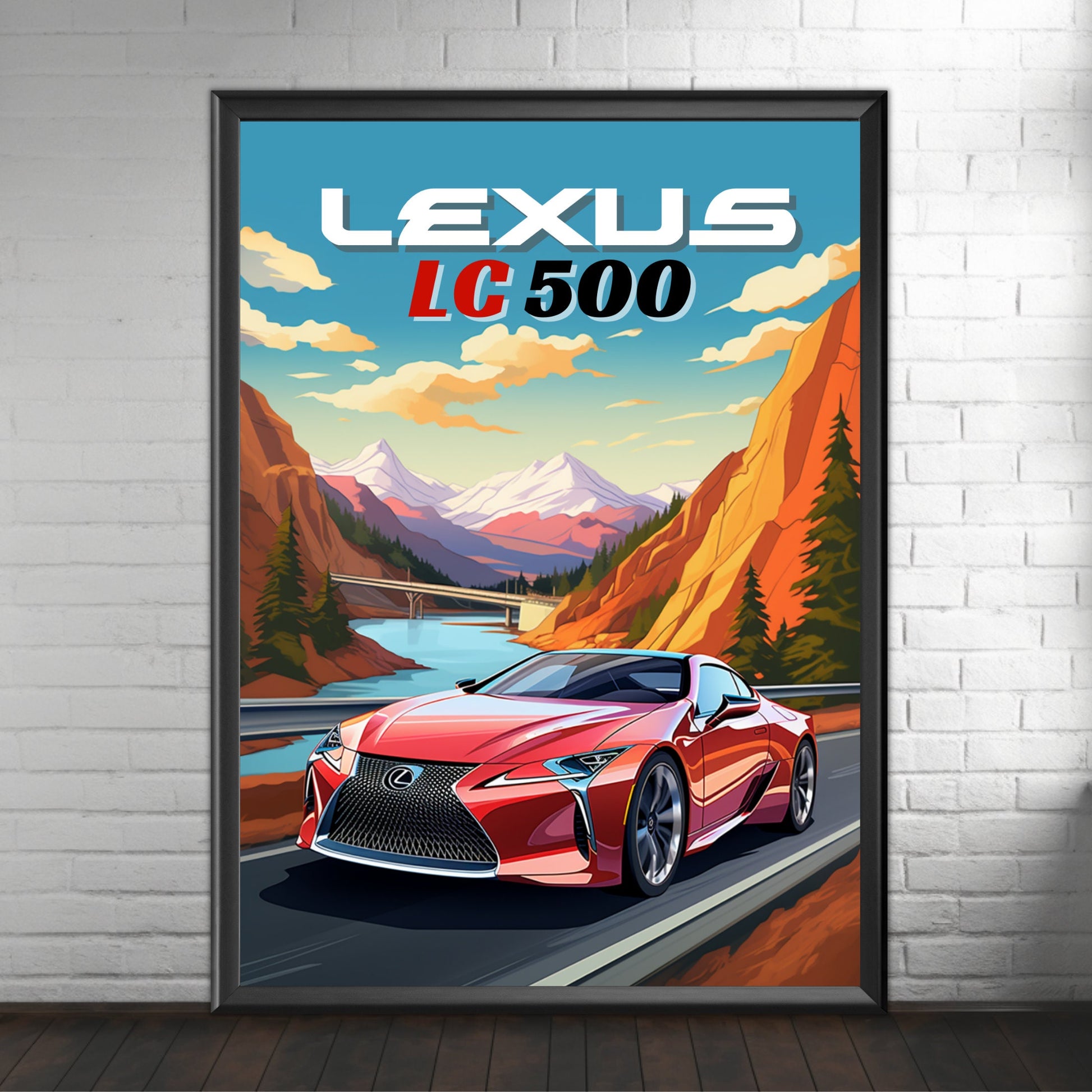 Lexus LC 500 Print