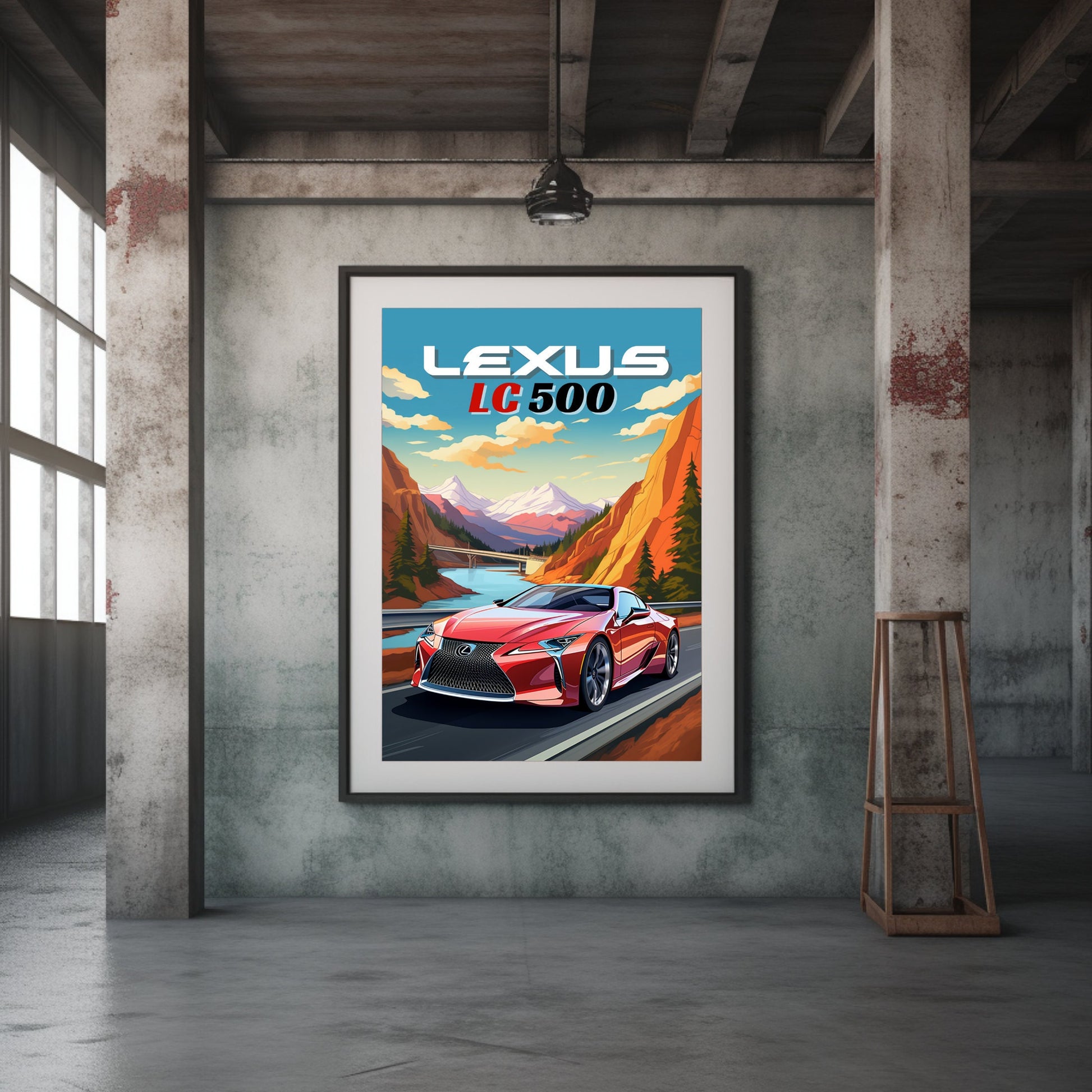 Lexus LC 500 Print