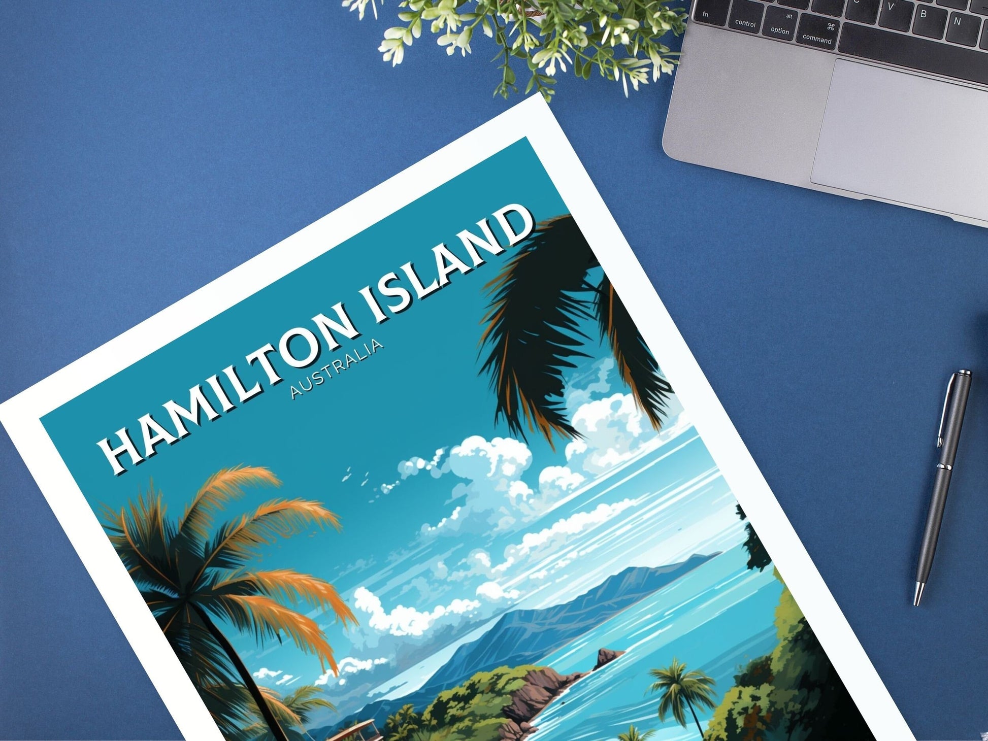 Hamilton Island Poster | Hamilton Island Travel Print | Australia Print | Australia Poster | Queensland Poster | Island Print | ID 632