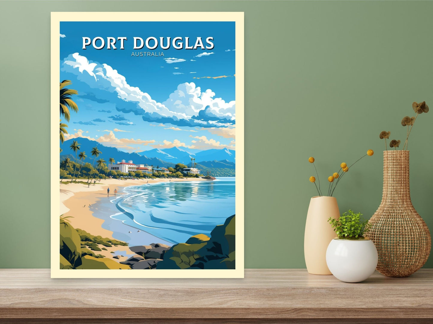 Port Douglas Travel Poster | Port Douglas Print | Port Douglas Wall Art | Australia Print | Australia Poster | Queensland Poster | ID 633