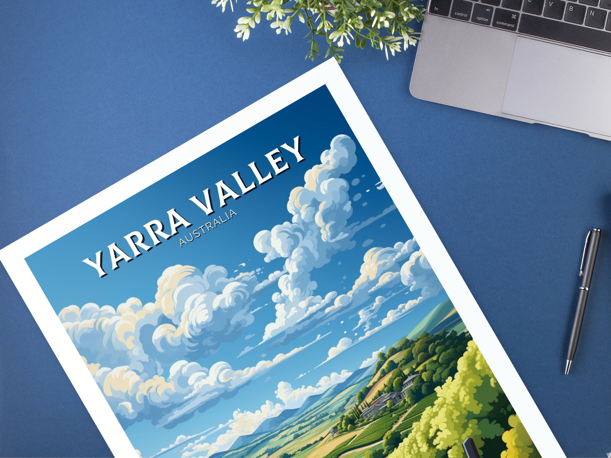 Yarra Valley Victoria Print | Yarra Valley Poster | Victoria Poster | Victoria Australia Wall Art | Yarra Valley Print | ID 636