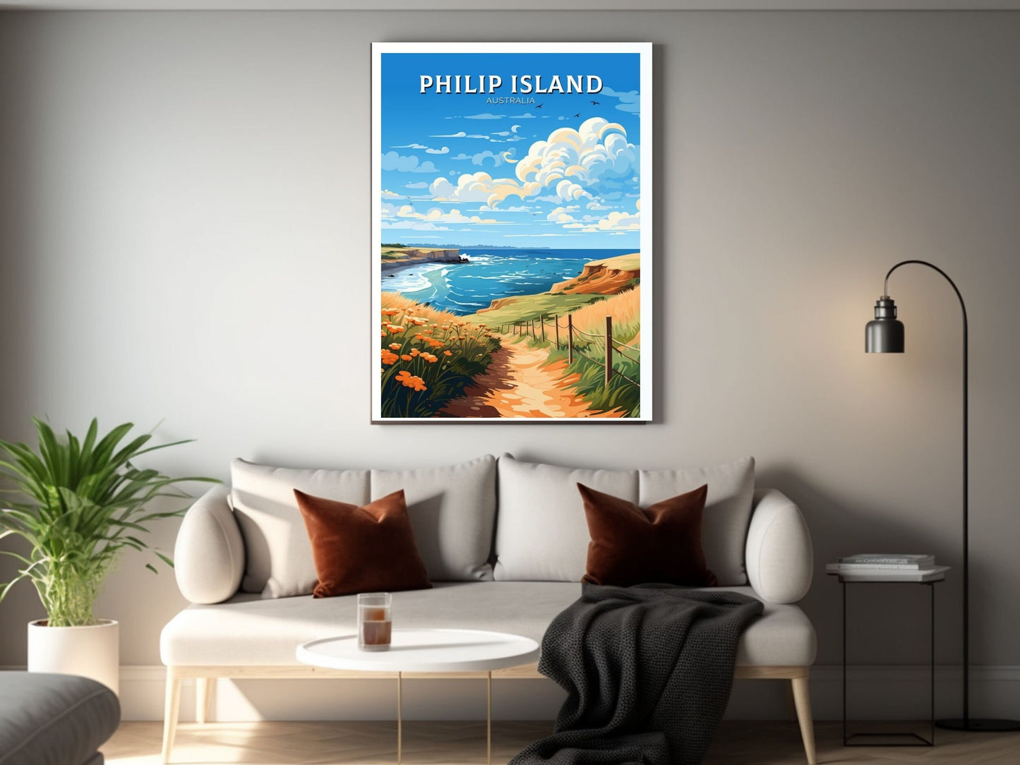 Philip Island Print | Philip Island Poster | Victoria Poster | Victoria Australia Wall Art | Victoria Print | Australia Poster | ID 635