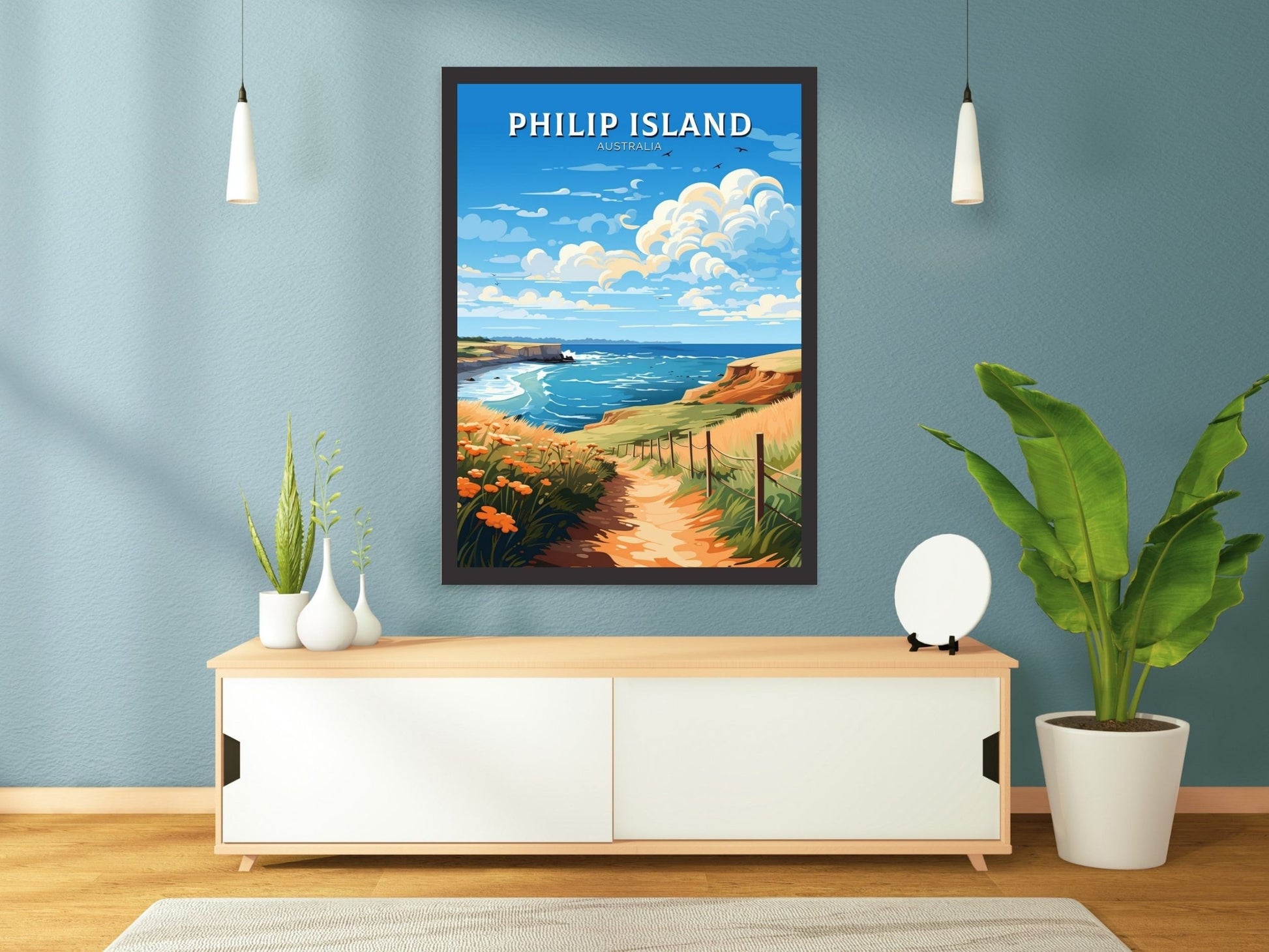 Philip Island Print | Philip Island Poster | Victoria Poster | Victoria Australia Wall Art | Victoria Print | Australia Poster | ID 635