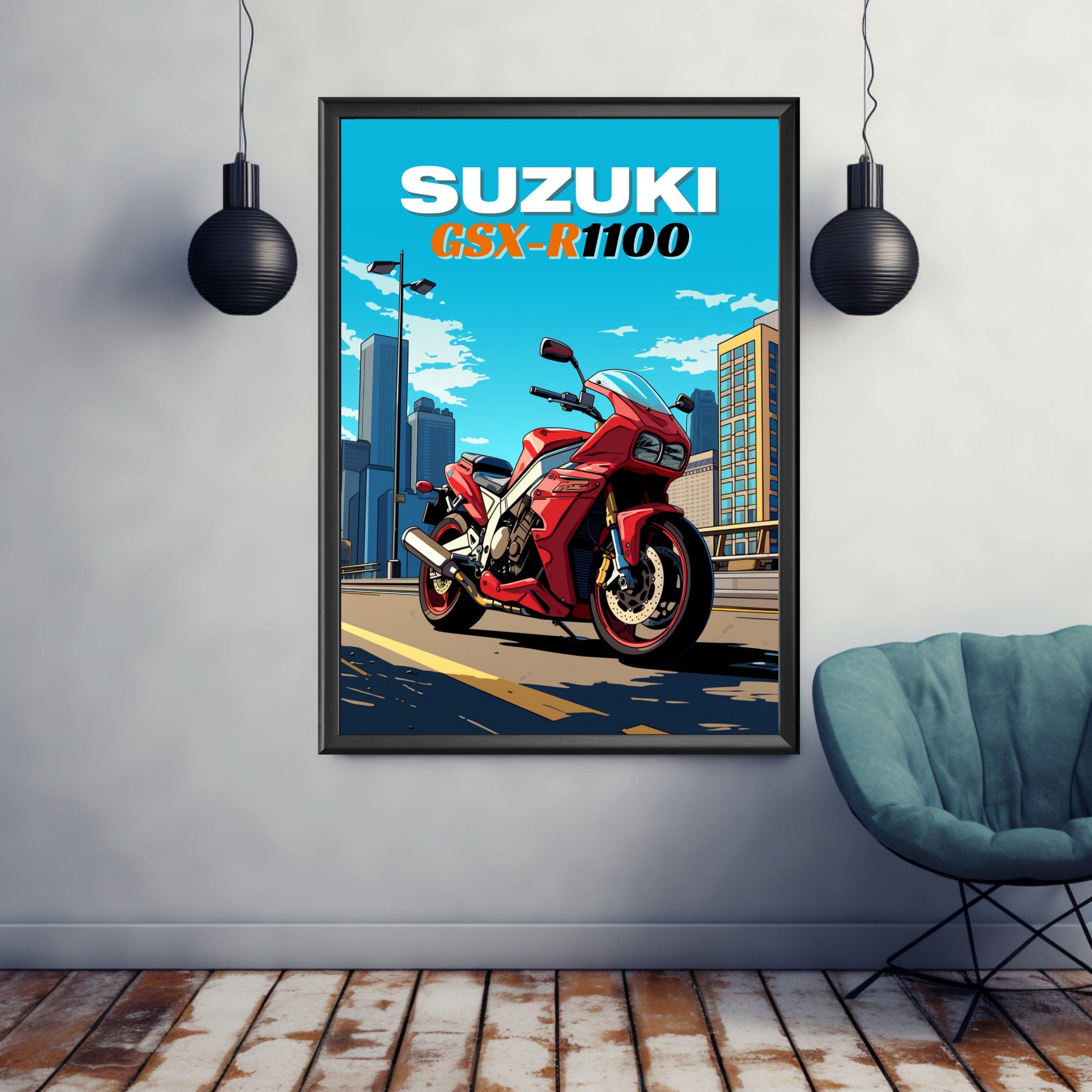 Suzuki GSXR-1100 Print