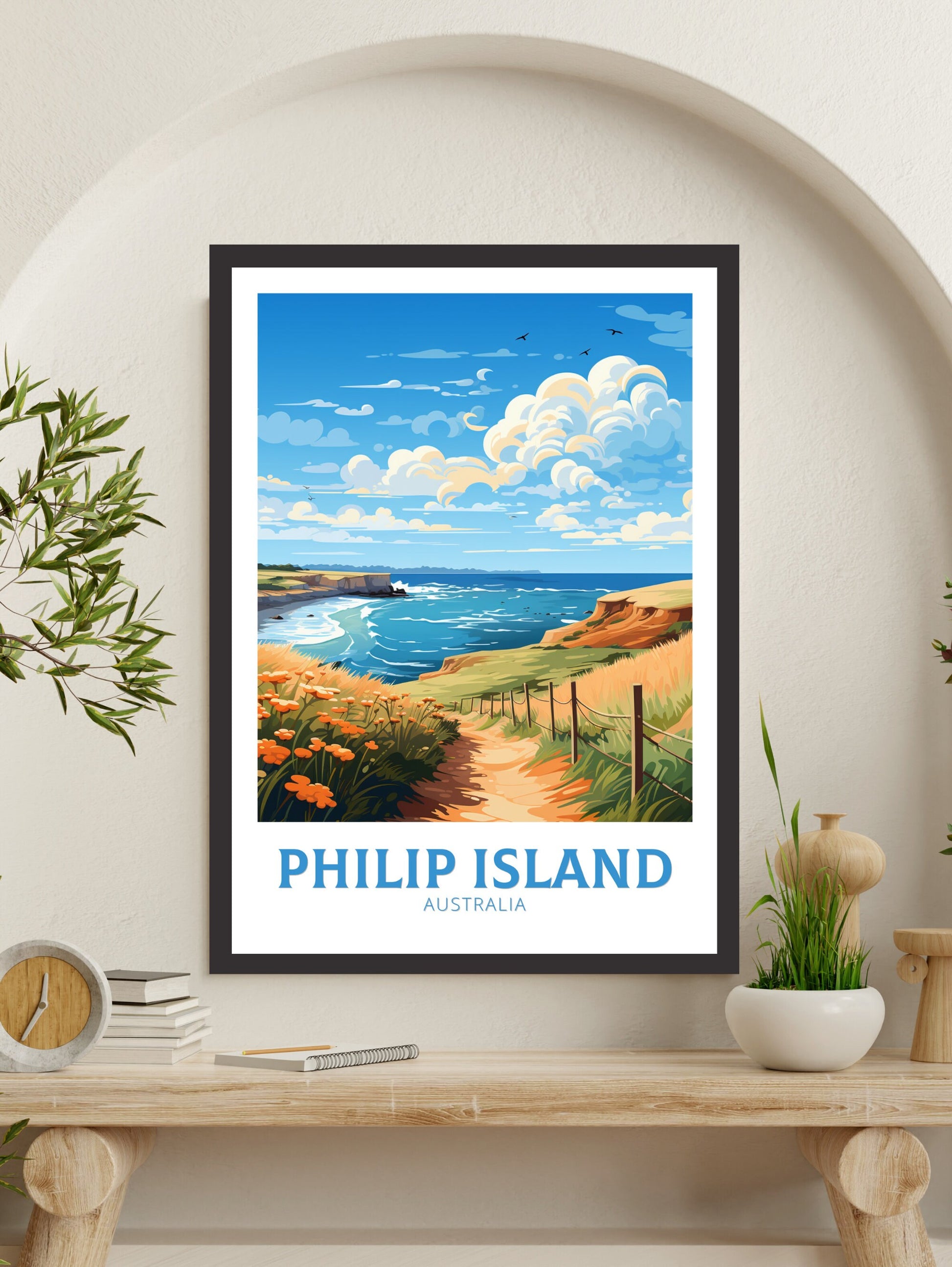 Philip Island Poster | Philip Island Print | Victoria Print | Victoria Australia Wall Art | Victoria Poster | Australia Print | ID 643