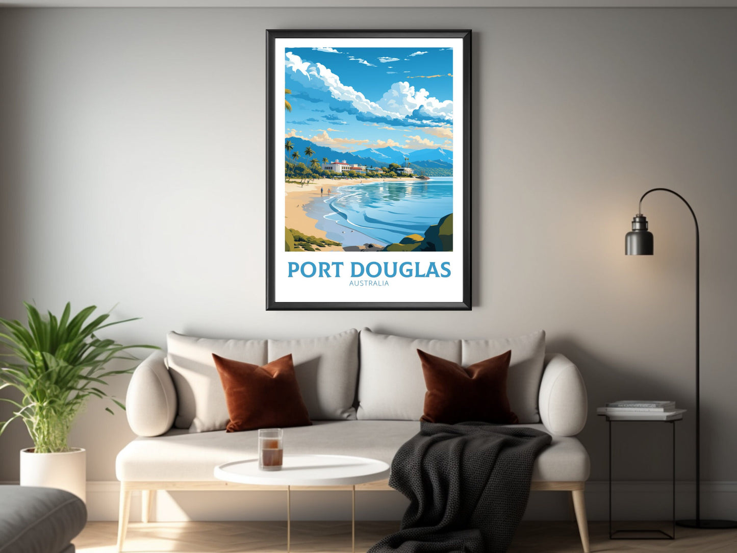 Port Douglas Travel Print | Port Douglas Poster | Port Douglas Wall Art | Australia Poster | Australia Print | Queensland Print | ID 639