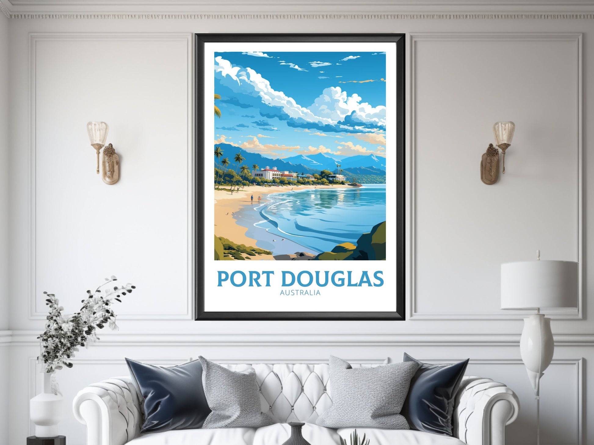 Port Douglas Travel Print | Port Douglas Poster | Port Douglas Wall Art | Australia Poster | Australia Print | Queensland Print | ID 639