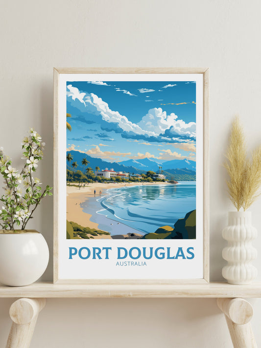Port Douglas Travel Print | Port Douglas Poster | Port Douglas Wall Art | Australia Poster | Australia Print | Queensland Print | ID 639