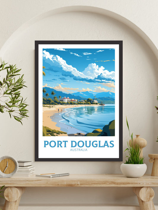 Port Douglas Travel Print | Port Douglas Poster | Port Douglas Wall Art | Australia Poster | Australia Print | Queensland Print | ID 639