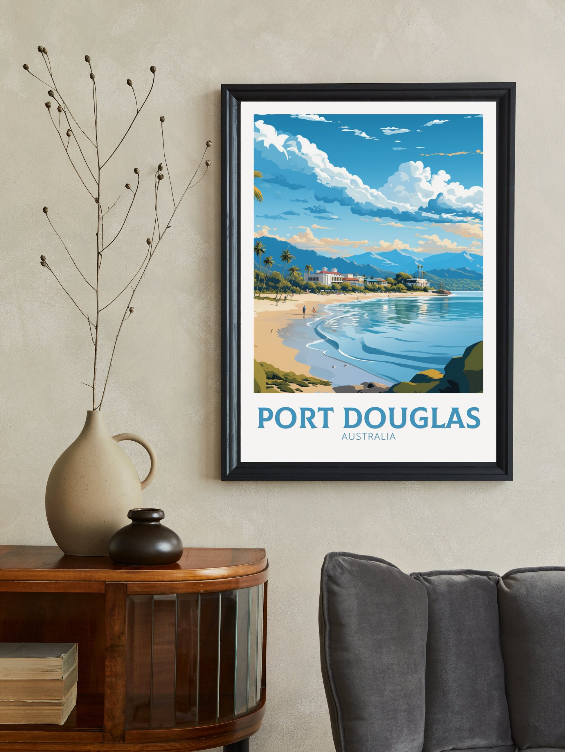 Port Douglas Travel Print | Port Douglas Poster | Port Douglas Wall Art | Australia Poster | Australia Print | Queensland Print | ID 639