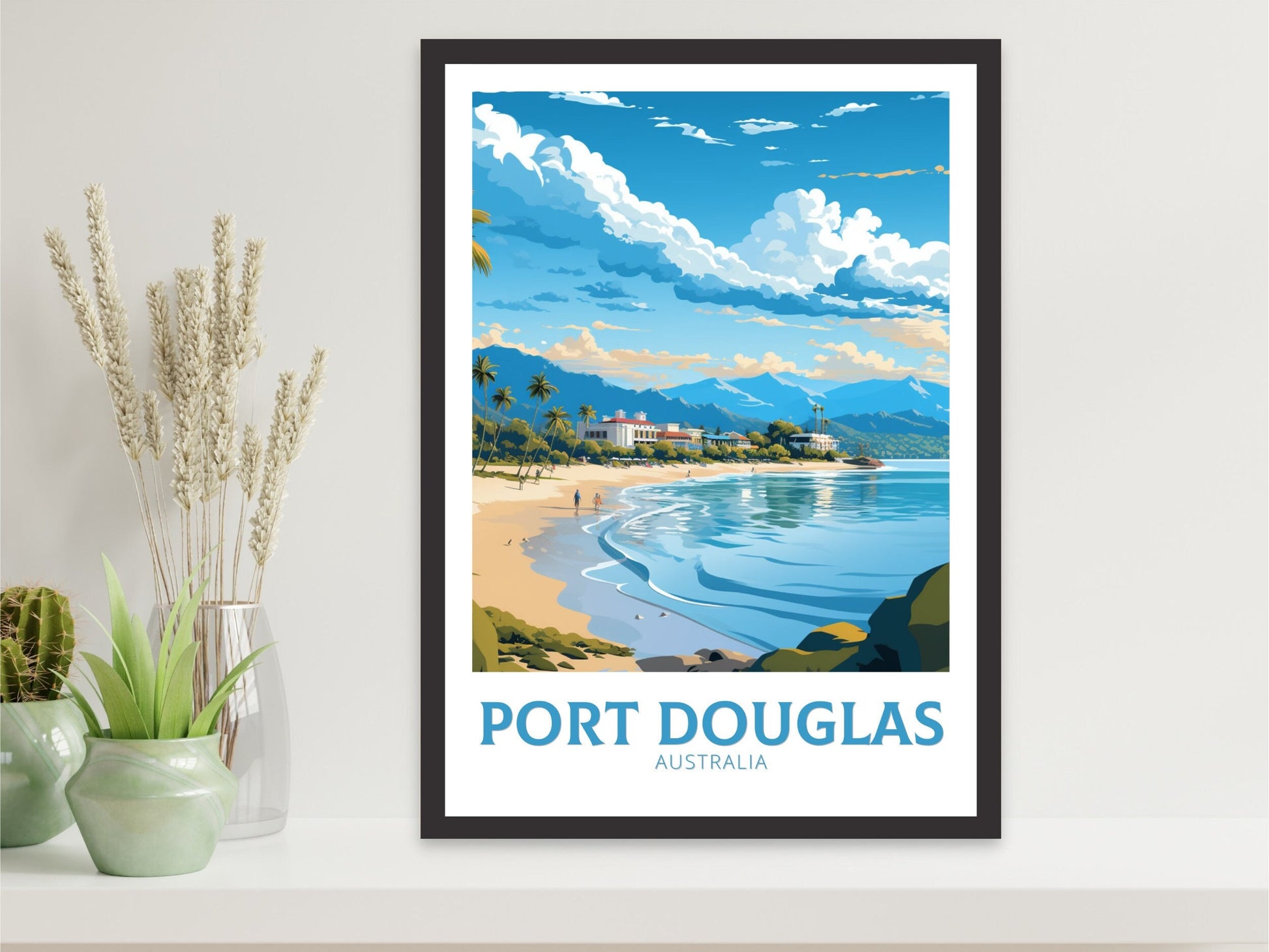 Port Douglas Travel Print | Port Douglas Poster | Port Douglas Wall Art | Australia Poster | Australia Print | Queensland Print | ID 639