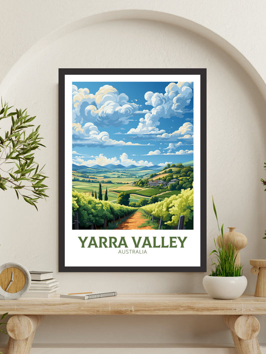Yarra Valley Poster | Victoria Poster | Yarra Valley Print | Victoria Print | Victoria Australia Wall Art | Yarra Valley Poster | ID 638