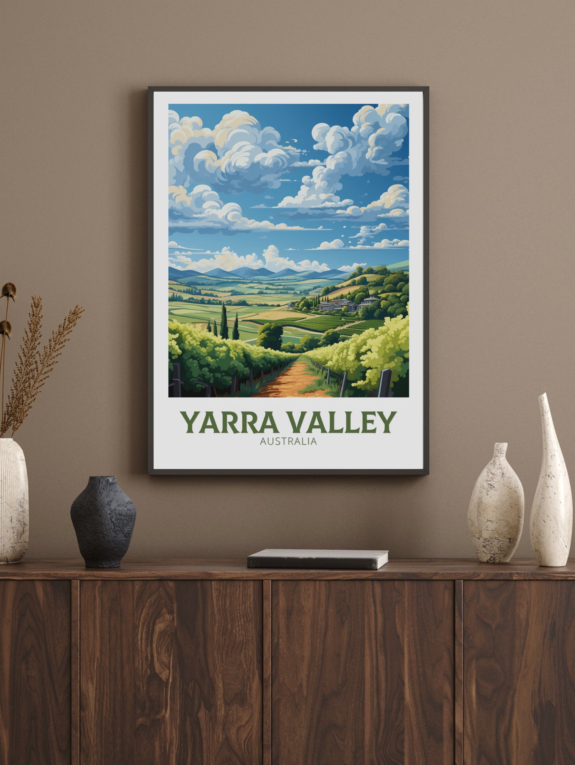 Yarra Valley Poster | Victoria Poster | Yarra Valley Print | Victoria Print | Victoria Australia Wall Art | Yarra Valley Poster | ID 638